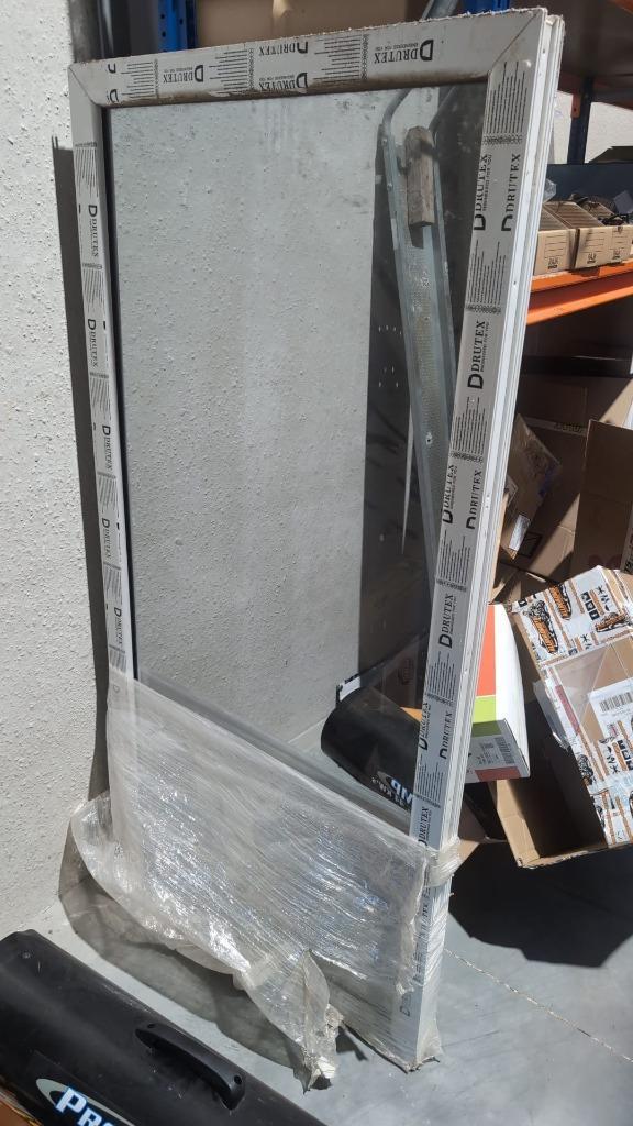 Spiegelglas raam met 4 dubbel glas - DRUTEX, Doe-het-zelf en Bouw, Glas en Ramen, Nieuw, Gevelraam of Ruit, 160 cm of meer, 80 tot 120 cm