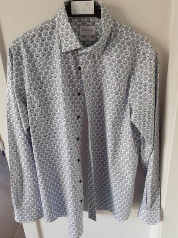 MICHAELIS Herenhemd met print Maat: 44 = XL Prijs: € 3 beschikbaar voor biedingen