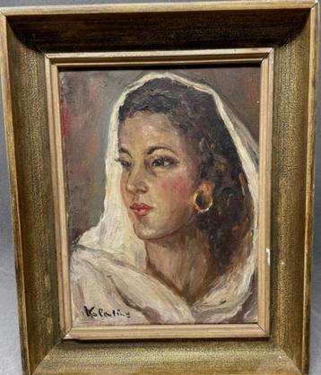 antiek portret Valentiny J. ``Roma Schone`` 1880  beschikbaar voor biedingen