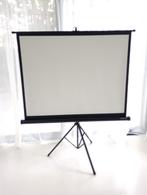 projectiescherm 122cm x 92cm met statief, Ophalen, Handmatig, Zo goed als nieuw