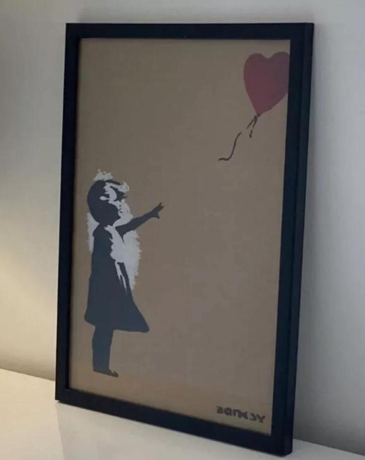 BANKSY: werk beperkt tot 50 exemplaren, Antiek en Kunst, Kunst | Designobjecten, Ophalen of Verzenden