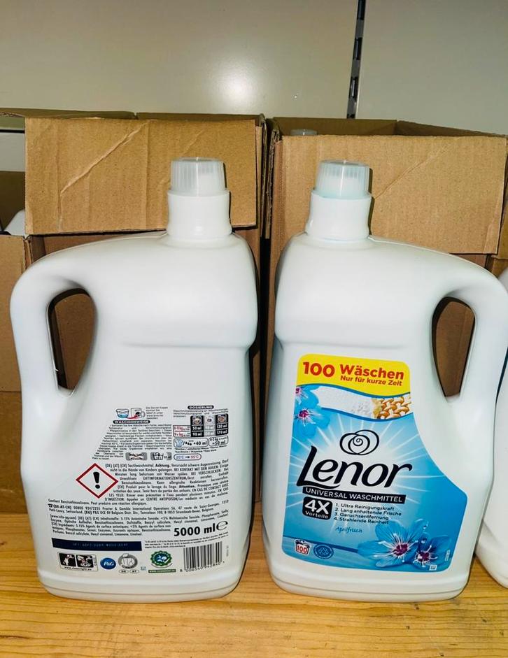 Lenord lessive 5 litres - 100 doses. LIVRAISON POSSIBLE, Maison & Meubles, Produits de nettoyage, Enlèvement ou Envoi