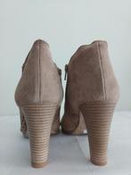 195C* PIURE sexy shoes gris-taupe cuir (42), Neuf, Gris, PIURE, Boots et Botinnes