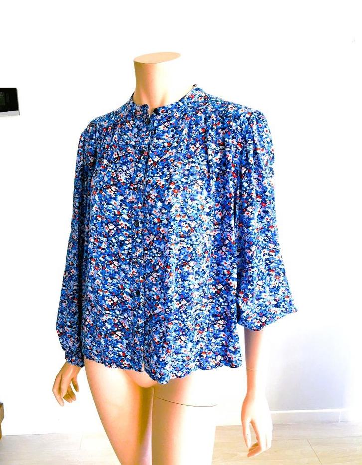 Stijlvolle C&A Blouse - 38, Kleding | Dames, Blouses en Tunieken, Zo goed als nieuw, Maat 38/40 (M), Blauw, Verzenden