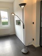 staanlamp met leeslamp en dimmer, Huis en Inrichting, Lampen | Vloerlampen, Ophalen, Gebruikt, Metaal, 150 tot 200 cm