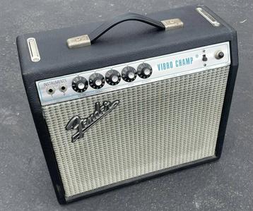 GEZOCHT: vintage fender vibro champ of princeton silverface, Enlèvement, Utilisé
