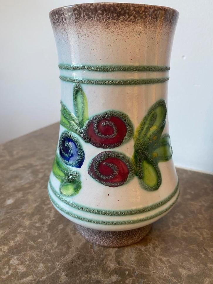 Vintage Oost-Duitse Strehla vaas, Antiek en Kunst, Antiek | Vazen, Ophalen of Verzenden