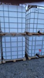 Gereinigde ibc vaten op houten pallet., Tuin en Terras, Regentonnen, 150 liter of meer, Ophalen, Zo goed als nieuw
