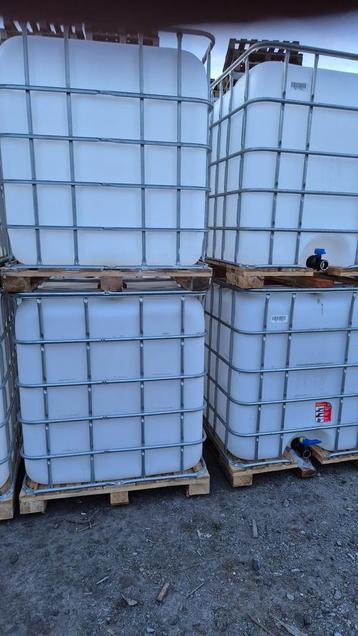 Bijna weg. Gereinigde ibc vaten op houten pallet., 150 litres ou plus, Enlèvement, Comme neuf