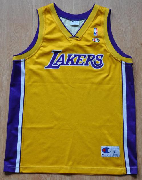 Los Angeles Lakers NBA jersey geel maat XL, Sports & Fitness, Basket, Comme neuf, Vêtements, Enlèvement ou Envoi