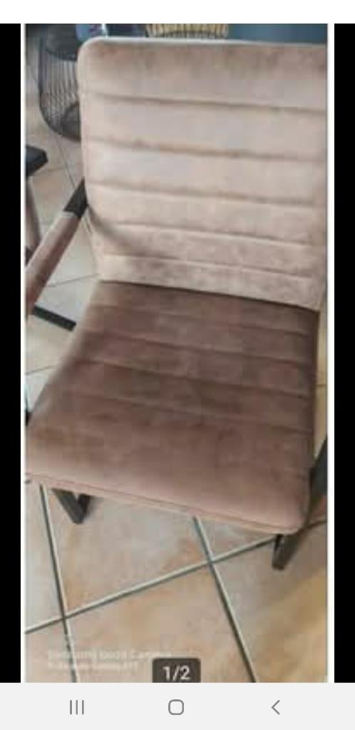 Chaise salon, Comme neuf, Brun, Enlèvement, Cinq, Six Chaises ou plus