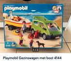 Playmobil 4144 gezinswagen met boot, Kinderen en Baby's, Speelgoed | Playmobil, Ophalen, Zo goed als nieuw