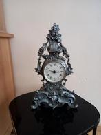 horloge en etain +- 35 cm hauteur, Antiquités & Art, Enlèvement ou Envoi