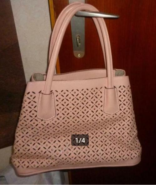 oud roze handtas                   NIEUW, Handtassen en Accessoires, Tassen | Damestassen, Nieuw, Handtas, Roze, Ophalen of Verzenden
