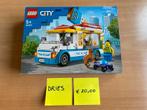 Lego city Ijswagen, Ophalen, Zo goed als nieuw, Complete set, Lego