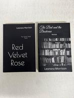 Leonora Morrison 2X + SIGNATURE parterre roses velours, Livres, Comme neuf, Enlèvement ou Envoi