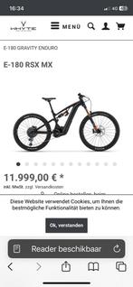 Whyte E-180 RSX MX Super Enduro electric mountain bike, Fietsen en Brommers, Ophalen, Zo goed als nieuw