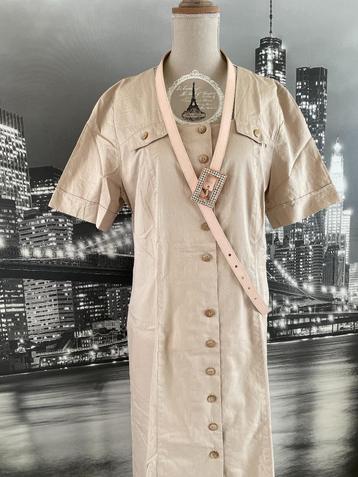 prachtige beige jurk / kleed - 42/44 beschikbaar voor biedingen