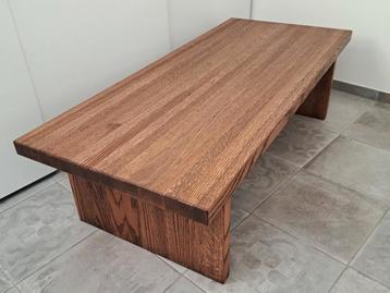 Nieuw! Massief eiken salontafel beschikbaar voor biedingen