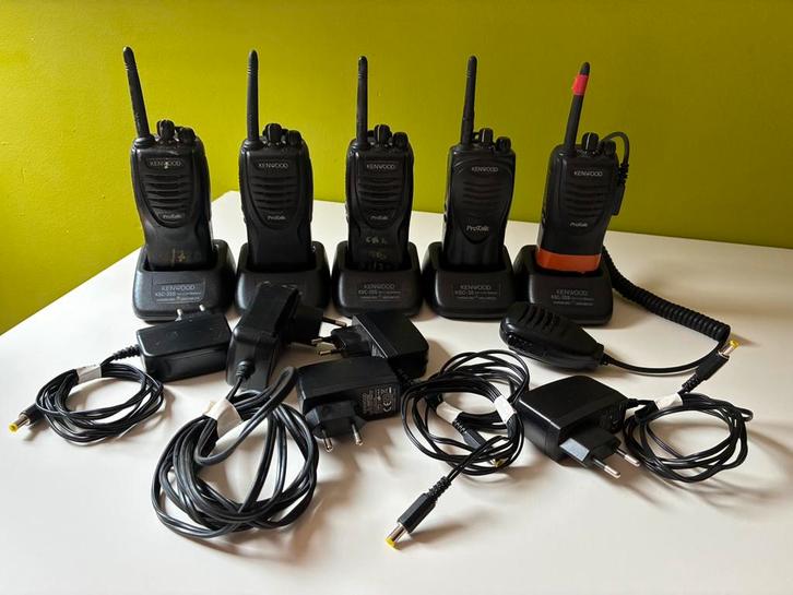 5x Kenwood portofoon / walkie talkie, Telecommunicatie, Portofoons en Walkie-talkies, Zo goed als nieuw, Ophalen of Verzenden