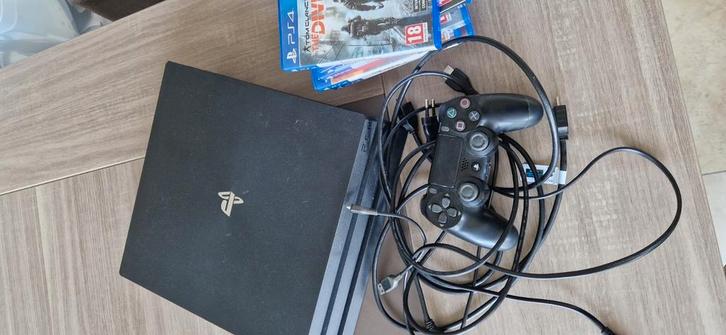 Playstation 4 Pro 1tb incl 7 games, Games en Spelcomputers, Spelcomputers | Sony PlayStation 4, Zo goed als nieuw, Pro, Ophalen of Verzenden