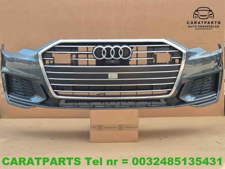 4K0807065B Audi A6 bumper A6 voorbumper A6 C8 4K S Line, Auto-onderdelen, Carrosserie, Bumper, Audi, Gebruikt