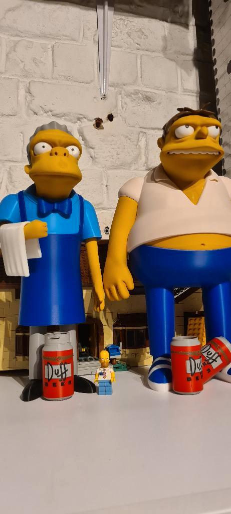 Figurines Collection Simpsons  Moe Szyslak & Barney Gumble, Collections, Statues & Figurines, Neuf, Autres types, Enlèvement ou Envoi