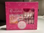 Bakbox met Cupcake kookboekje, vormpjes en vorkjes, Ophalen, Nieuw