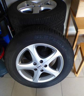 4 ALU VELGEN WINTER BANDEN FORD MONDEO   215 60 16 beschikbaar voor biedingen