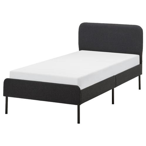 IKEA 1-persoons bed slattum, Huis en Inrichting, Slaapkamer | Bedden, Zo goed als nieuw, Eenpersoons, 90 cm, 200 cm, Overige materialen