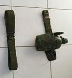 MILITAIRE KOPPELRIEMEN ORIGINEEL - TWEE STUKS, Enlèvement ou Envoi, Armée de l'air, Vêtements ou Chaussures