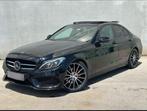 MERCEDES-BENZ C220 AMG 9G-TRONIC, Auto's, Mercedes-Benz, Automaat, 4 deurs, Zwart, Leder