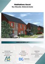 Nieuwbouw woning te koop, Immo, Vrijstaande woning, 3 kamers, Provincie Henegouwen, 110 m²
