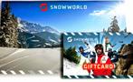 Giftcard SnowWorld twv 100 euro te besteden tot 24/01/2027 .