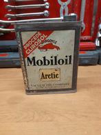 oude lege oliekan mobiloil artic gargoyle, Verzamelen, Verzenden, Gebruikt, Overige typen
