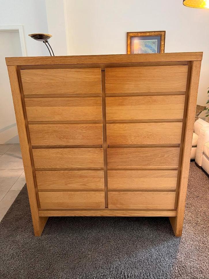 Karel Mintjens kledingkast in lichtbruin in zeer goede staat, Huis en Inrichting, Kasten | Kleerkasten, Gebruikt, 100 tot 150 cm