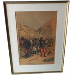 gravure "expedition de madagascar" 1895, Antiek en Kunst, Kunst | Etsen en Gravures, Ophalen