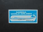 stickers sabena Boeing 747-100, Verzamelen, Nieuw, Bedrijf of Vereniging, Verzenden