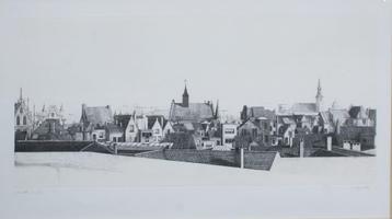Jef Van Grieken (1950): Mechelen 41/50 (108 x 68 cm) beschikbaar voor biedingen