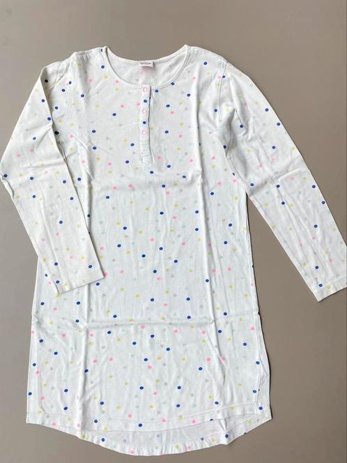 Nachtkleedje / pyjama wit bol Tape à l’Oeil 152, Kinderen en Baby's, Kinderkleding | Maat 152, Gebruikt, Meisje, Nacht- of Onderkleding