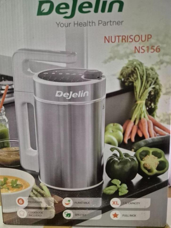 Blender chauffant Dejelin NutriSoup NS156 NEUF, Maison & Meubles, Cuisine | Ustensiles de cuisine, Neuf, Enlèvement