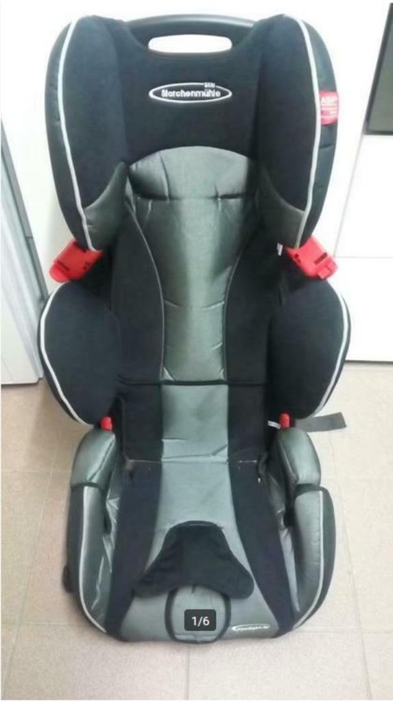 Autostoel Storchenmühle, Kinderen en Baby's, Autostoeltjes, Gebruikt, Overige merken, 9 t/m 36 kg, Autogordel, Verstelbare rugleuning