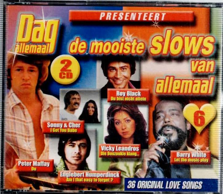 2 x CD   -   De Mooiste Slows Van Allemaal 6, Cd's en Dvd's, Cd's | Overige Cd's, Ophalen of Verzenden