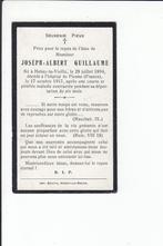 14-18: Joseph Guillaume , Habay-la-Vieille , slachtoffer dep, Collections, Enlèvement ou Envoi, Image pieuse