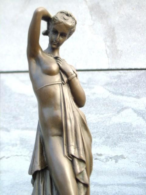 vrouw naakte borsten brons gesigneerd, PADRIER, Antiek en Kunst, Antiek | Brons en Koper, Brons, Ophalen of Verzenden