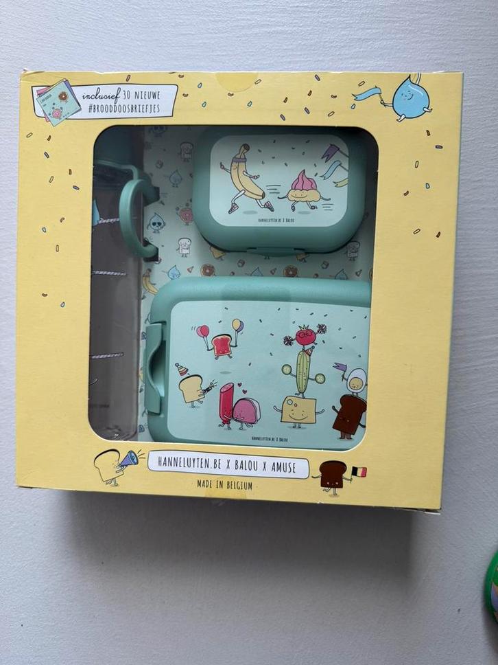 Brooddoosbriefjes XL Limited edition giftset - Hanne Luyten, Kinderen en Baby's, Overige Kinderen en Baby's, Nieuw, Ophalen of Verzenden