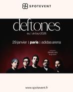 Deftones - Concert Paris - Places, Tickets en Kaartjes