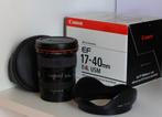 Canon EF 17-40mm f/4 L USM, Audio, Tv en Foto, Foto | Lenzen en Objectieven, Ophalen, Zo goed als nieuw, Groothoeklens, Zoom
