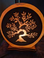 Spirituele zoutlamp met levensboom, Huis en Inrichting, Ophalen of Verzenden, Zo goed als nieuw