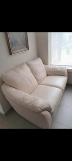 Zeer mooie lederen 2-Zit zetel, Huis en Inrichting, Zetels | Zetels en Chaises Longues, Ophalen